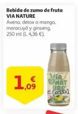 Alcampo VIA NATURE Bebida de zumo de fruta oferta