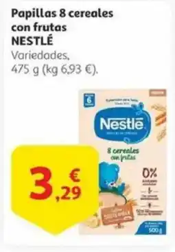 Alcampo NESTLÉ Papillas 8 cereales con frutas oferta