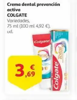 Alcampo COLGATE Crema dental prevención activa oferta