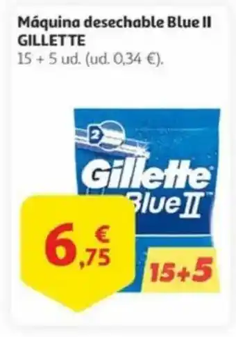 Alcampo GILLETTE Máquina desechable Blue II oferta