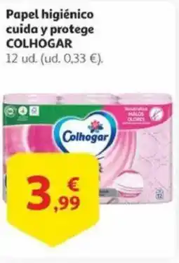Alcampo COLHOGAR Papel higiénico cuida y protege oferta