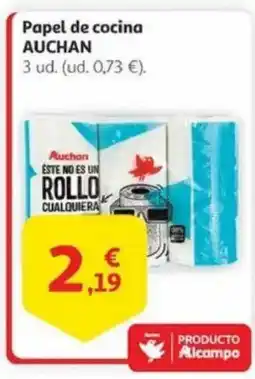 Alcampo AUCHAN Papel de cocina oferta