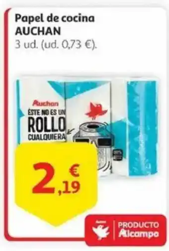 Alcampo AUCHAN Papel de cocina oferta