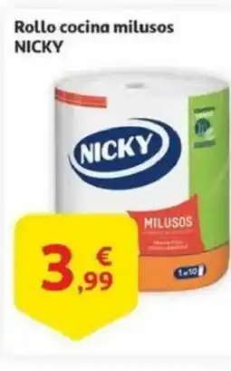 Alcampo NICKY Rollo cocina milusos oferta