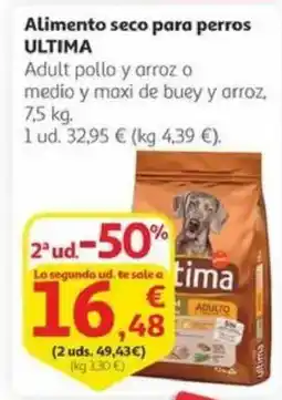 Alcampo ULTIMA Alimento seco para perros oferta
