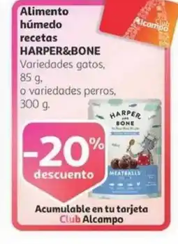 Alcampo HARPER & BONE Alimento húmedo recetas oferta