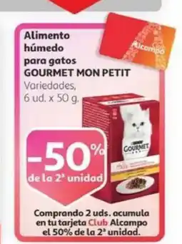 Alcampo GOURMET MON PETIT Alimento húmedo para gatos oferta