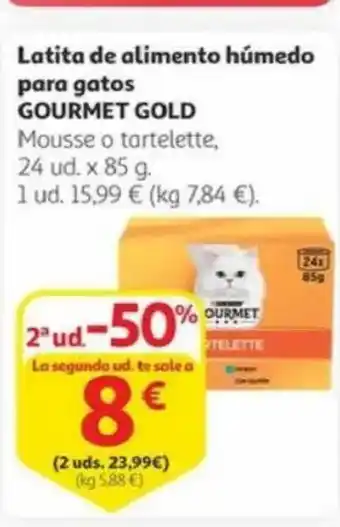 Alcampo GOURMET GOLD Latita de alimento húmedo para gatos oferta