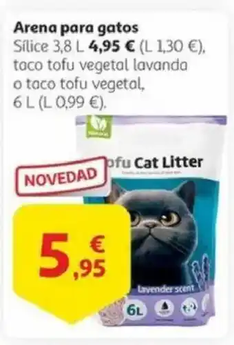 Alcampo Arena para gatos oferta
