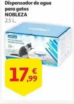 Alcampo NOBLEZA Dispensador de agua para gatos oferta