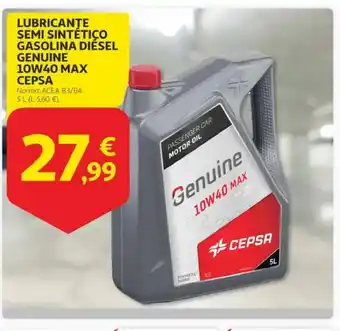 Alcampo Lubricante semi sintético gasolina diesel oferta