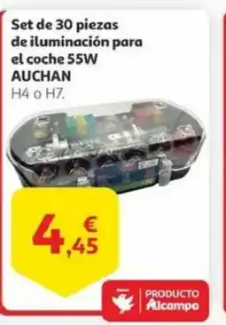 Alcampo AUCHAN Set de 30 piezas de iluminación para el coche 55W oferta