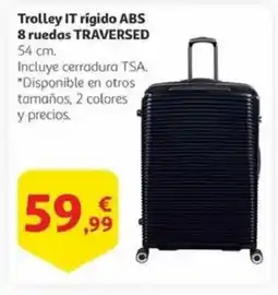 Alcampo Trolley IT rígido ABS 8 ruedas oferta