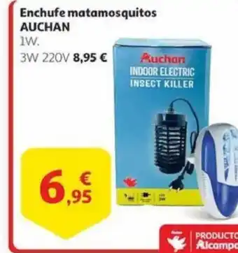 Alcampo AUCHAN Enchufe matamosquitos oferta