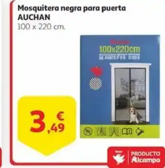Alcampo AUCHAN Mosquitera negra para puerta oferta