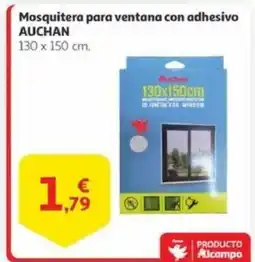 Alcampo AUCHAN Mosquitera para ventana con adhesivo oferta