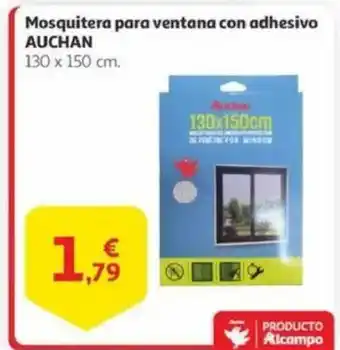 Alcampo AUCHAN Mosquitera para ventana con adhesivo oferta