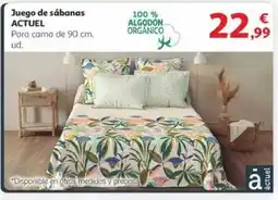 Alcampo Juego de sábanas oferta