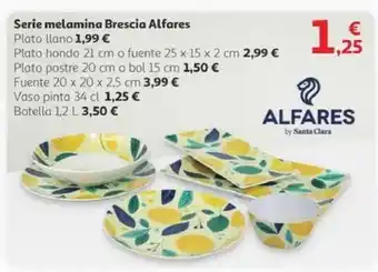 Alcampo Serie melamina Brescia Alfares oferta