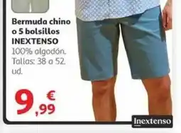 Alcampo Bermuda chino o 5 bolsillos oferta