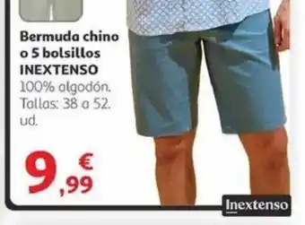 Alcampo Bermuda chino o 5 bolsillos oferta