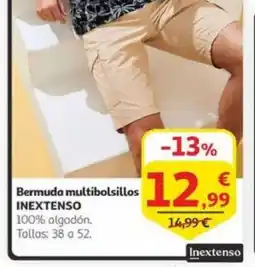 Alcampo Bermuda multibolsillos oferta