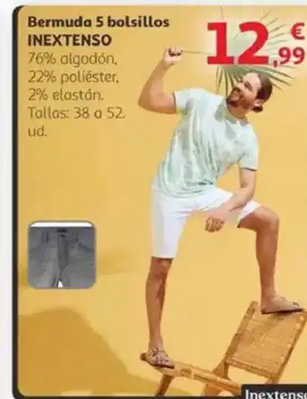 Alcampo Bermuda 5 bolsillos oferta