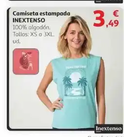 Alcampo Camiseta estampada oferta
