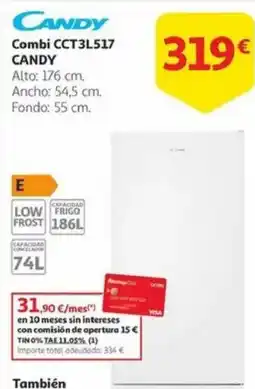 Alcampo CANDY Combi CCT3L517 oferta