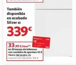Alcampo También disponible en acabado oferta