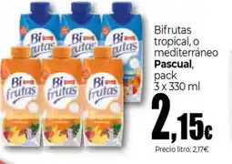UNIDE Alimentación PASCUAL Bi frutas tropical, o mediterráneo oferta