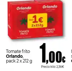 UNIDE Alimentación ORLANDO Tomate frito oferta