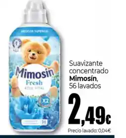 UNIDE Alimentación MIMOSIN Suavizante concentrado oferta