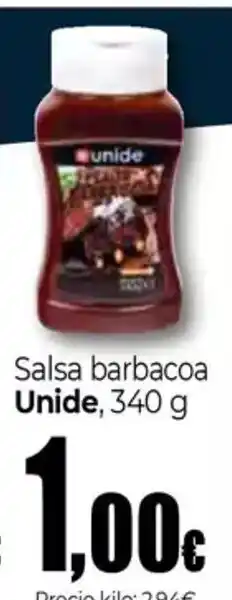 UNIDE Alimentación UNIDE Salsa barbacoa oferta