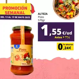 Tu Trébol Hipermercados ALTEZA Pisto oferta