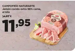 Alimerka CAMPOFRÍO NATURARTE Jamón cocido extra 96% carne oferta