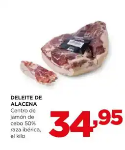Alimerka DELEITE DE ALACENA Centro de jamón de cebo 50% raza ibérica oferta