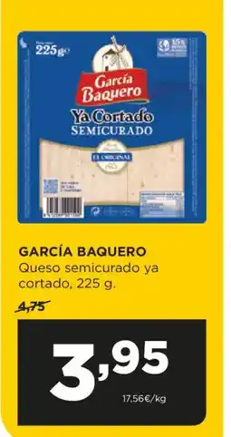 Alimerka GARCÍA BAQUERO Queso semicurado ya cortado oferta