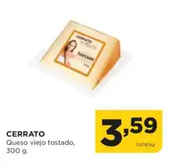 Alimerka CERRATO Queso viejo tostado oferta