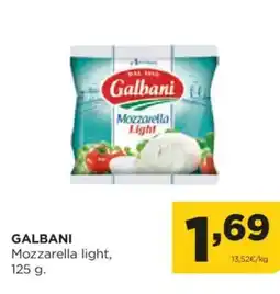 Alimerka GALBANI Mozzarella light oferta
