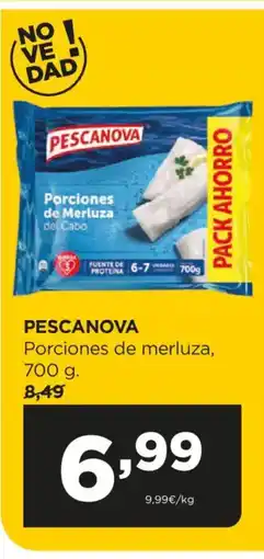 Alimerka PESCANOVA Porciones de merluza oferta