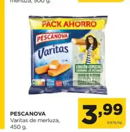 Alimerka PESCANOVA Varitas de merluza oferta