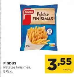 Alimerka FINDUS Patatas finísimas oferta