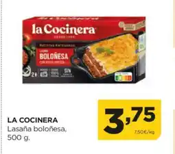 Alimerka LA COCINERA Lasaña boloñesa oferta