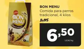 Alimerka BON MENU Comida para perros tradicional oferta