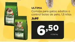 Alimerka ULTIMA Comida para gatos adultos o control bolas de pelo oferta