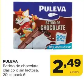 Alimerka PULEVA Batido de chocolate clásico o sin lactosa oferta