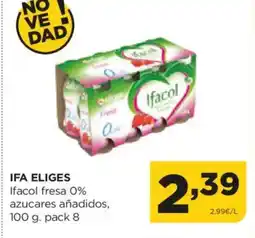 Alimerka IFA ELIGES Ifacol fresa 0% azucares añadidos oferta