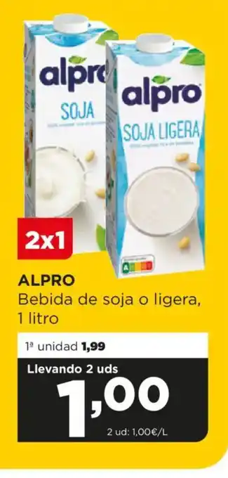 Alimerka ALPRO Bebida de soja o ligera oferta
