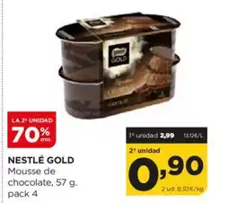 Alimerka NESTLÉ GOLD Mousse de chocolate oferta